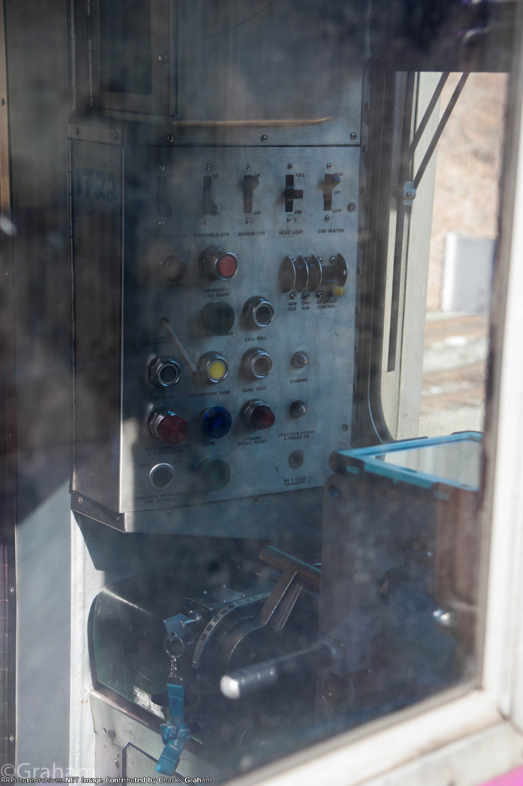 MBTA 1722's control panel